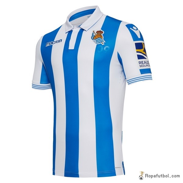 Camiseta Real Sociedad Replica Primera Ropa 2018/19 Azul